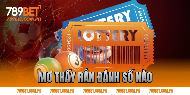 Mơ thấy rắn đánh số nào