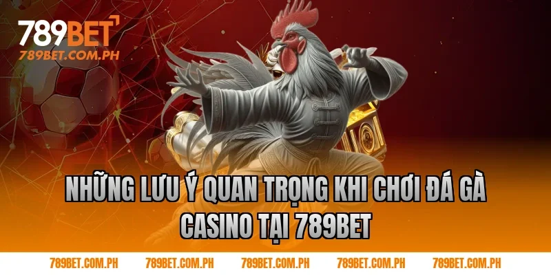 Những lưu ý quan trọng khi chơi đá gà casino tại 789BET